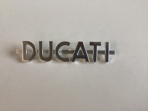 Ducati schriftzug chrom - ducati, für