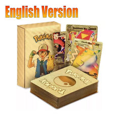 55X-Deutsch Karte Gold Schwarz Pokémon Sammelkarten Kartenspiele Karte Geschenk