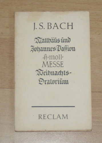 Bücher reclam 5918 bach - reclam, j.s.