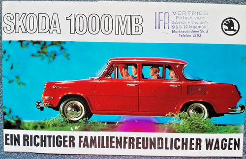 Prospekt skoda 1000mb von - ,