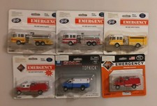 Lot of 6 Boley Fire Trucks Die