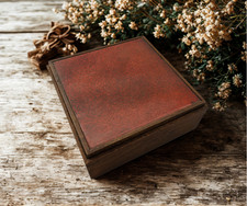 Vintage Holzschatulle mit