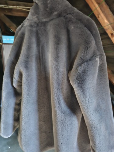 Schwarzer fun fur pelzjacke - fur,