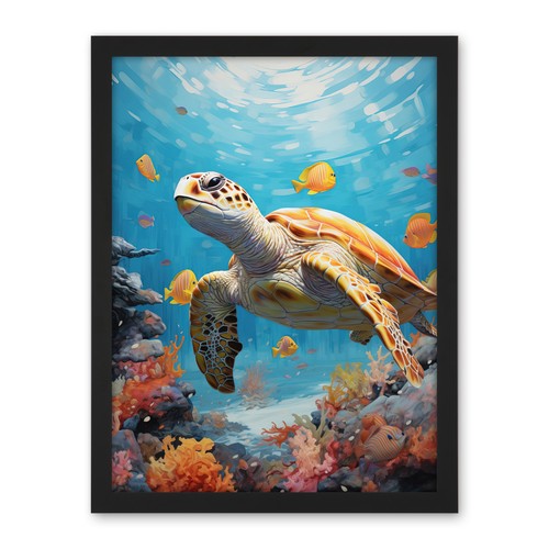 Loggerhead sea turtle coral - loggerhead,