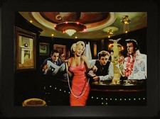 LED Wandbild mit Blinkeffekt MOVIE STAR Leuchtbild Motivbild