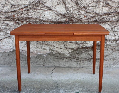 Teak extractable diningtable - teak,
