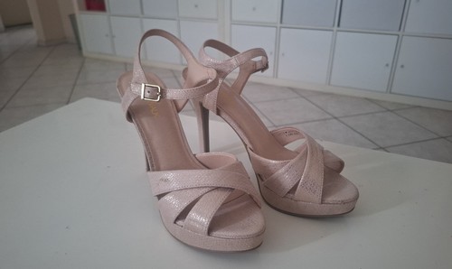 Plateau high heels - plateau, heels,