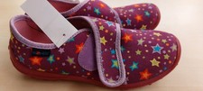 Mädchen Hausschuhe von Rohde lila mit Sternen - Größe 34 - neu
