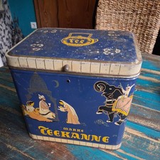 Alte Teebox Blechbox Teekanne