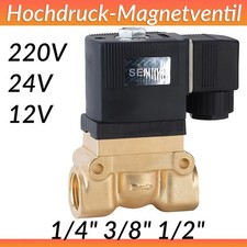 Hochdruck-Magnetventil Messing