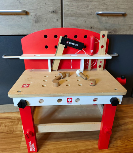 Strauss holz kinder werkbank - holz, kinder-werkbank