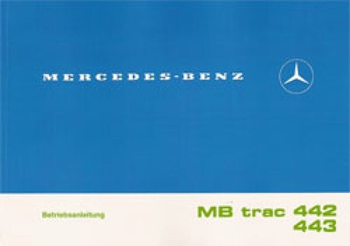 Trac betriebsanleitung - mb-trac,