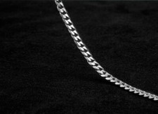 Panzerkette Edelstahl Schmuck Meterware silber 5 mm Breite Halskette