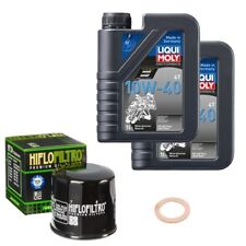 Kawasaki Z 650 H ABS ER650HHDA 2019, LIQUI MOLY 10W-40  2L, HiFlo Ölfilter Set