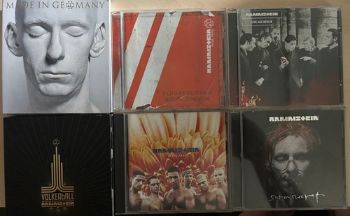 Rammstein sammlung 1 - cd´s, +