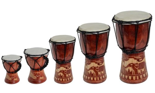 Kinder djembe trommel 15cm - kinder,