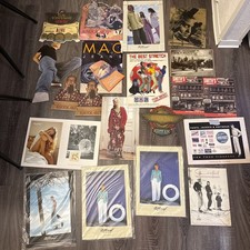 Vintage Werbung Konvolut Pappe