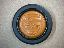 Leder Hupenknopf Leather Horn