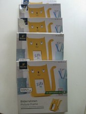 Bilderrahmen Holz Katzenmotiv für Bilder der Größe 10 x 7 cm NEU ** Tchibo