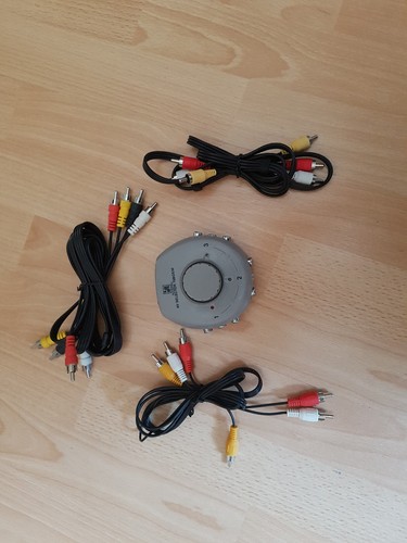 3-Wege-Audio-Video-AV-Umschalt