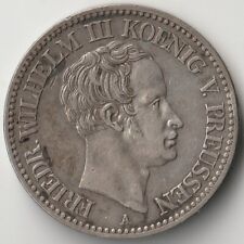 MDS ALTDEUTSCHLAND PREUSSEN EIN 1 THALER 1827 A "MANSFELDER BERGBAU", SILBER #PS
