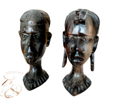 2 Afrikanische Holzskulpturen