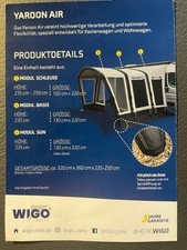 WIGO Luftvorzelt Yaroon Air