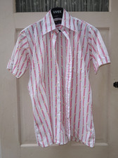 Original Hemd 70er Jahre Herren 1/2 Arm  Vintage Kragenweite Gr. 37