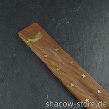 Räucherschiffchen aus Rosenholz 35 cm, Räucherstäbchenhalter, Delphin