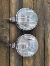 2x Nebelscheinwerfer Chrom Trabant Wartburg Skoda Etc