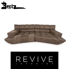 Bretz Cloud 7 Stoff Sofa Braun