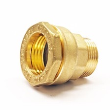 Messing PE Rohr Verschraubung