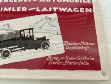 MERCEDES AUTOMOBILE DAIMLER Blechschild Nostalgie Retro Reklame Vintage 8x 11 cm