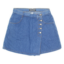 BOLERO Damen Jeans Shorts Blau