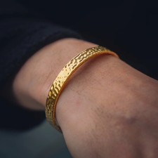 8mm Hammered Verstellbar