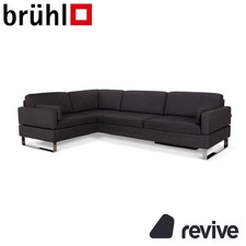 Brühl Alba Stoff Ecksofa Grau