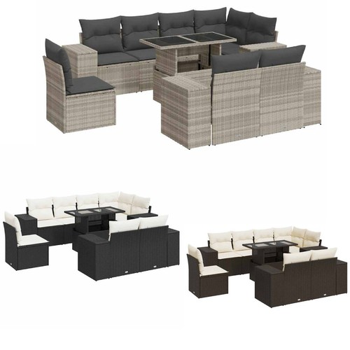 Poly rattan sitzgarnitur - poly,