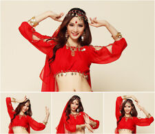 Belly Dance Bauchtanz Kostüm Oberteil Top Fancy Long Sleeve Top Costumes