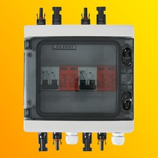 DC Solar Anschlusskasten PV 1/2-Strings Photovoltaik Überspannungsschutz 0%MwSt