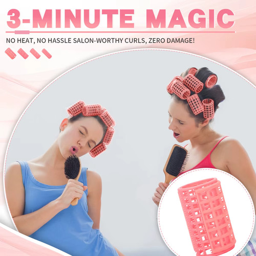 Stück snap haarroller - 12,
