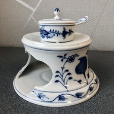 *Rarität *Meissen *1.Wahl *Stövchen & Teelichthalter *Zwiebelmuster *Makellos