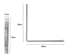 Duschvorhangstange L-Stange