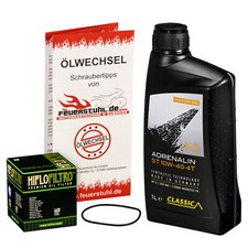 Ölwechselset Adrenaline/HiFlo