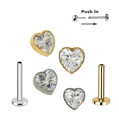 Titan gold silber - silber, herz
