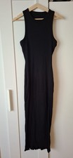 Tank Kleid Ripstrick Schwarz