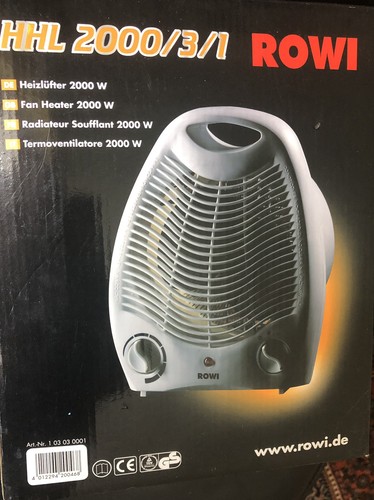 Rowi hhl 2000 heizlüfter - rowi, 2000/3/1