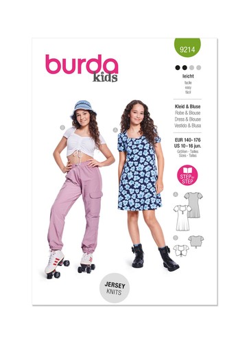 Burda kinder 9216 - kinder, mädchen