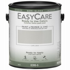 Ready To Use Colors Paint & Primer,Interior Semi-Gloss Latex,Cape Gray,Gallon -