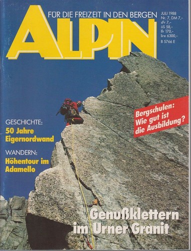 Alpin juli 1988 für - alpin.,