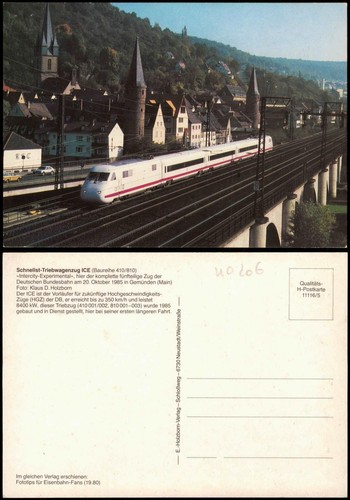 Schnellst triebwagenzug ice - schnellst-triebwagenzug,